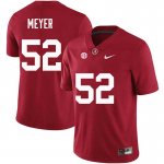 NCAA Men's Alabama Crimson Tide #52 Scott Meyer Stitched College Nike Authentic Crimson Football Jersey DW17A48QT